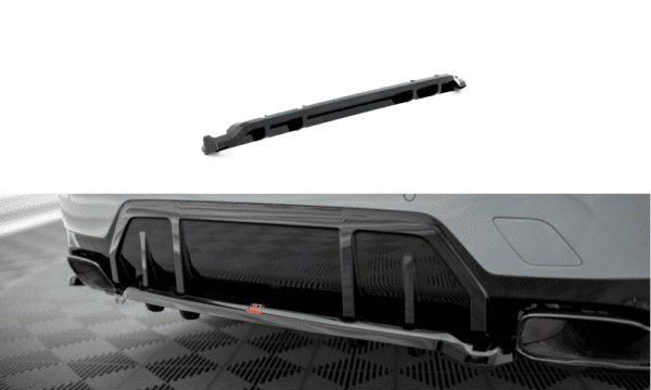 MAXTON DESIGN - Spoiler pod zadný nárazník V.1 vhodné pre BMW M340I G20 / G21 FACELIFT, Čierny lesk