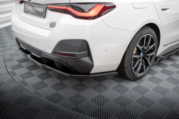 MAXTON DESIGN - Spoiler pod zadný nárazník V.1 vhodné pre BMW I4 M-PACK G26, Čierny lesk – Obrázok 3