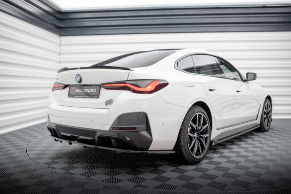 MAXTON DESIGN - Spoiler pod zadný nárazník V.1 vhodné pre BMW I4 M-PACK G26, Čierny lesk – Obrázok 5