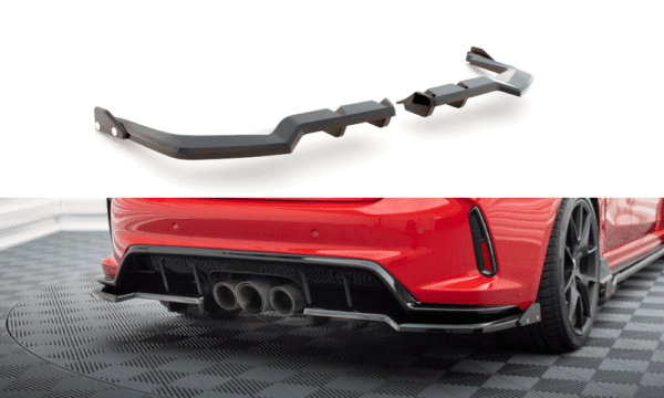MAXTON DESIGN - Spoiler pod zadný nárazník V.1 HONDA CIVIC TYPE-R MK 11, Čierny lesk