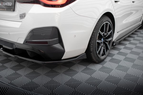 MAXTON DESIGN - Spoiler pod zadný nárazník V.2 vhodné pre BMW I4 M-PACK G26, Čierny lesk – Obrázok 3
