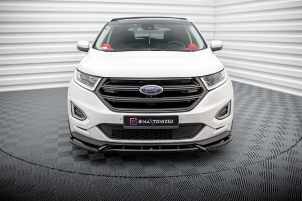 MAXTON DESIGN - Spoiler pod predný nárazník FORD EDGE SPORT MK2, Čierny lesk – Obrázok 2