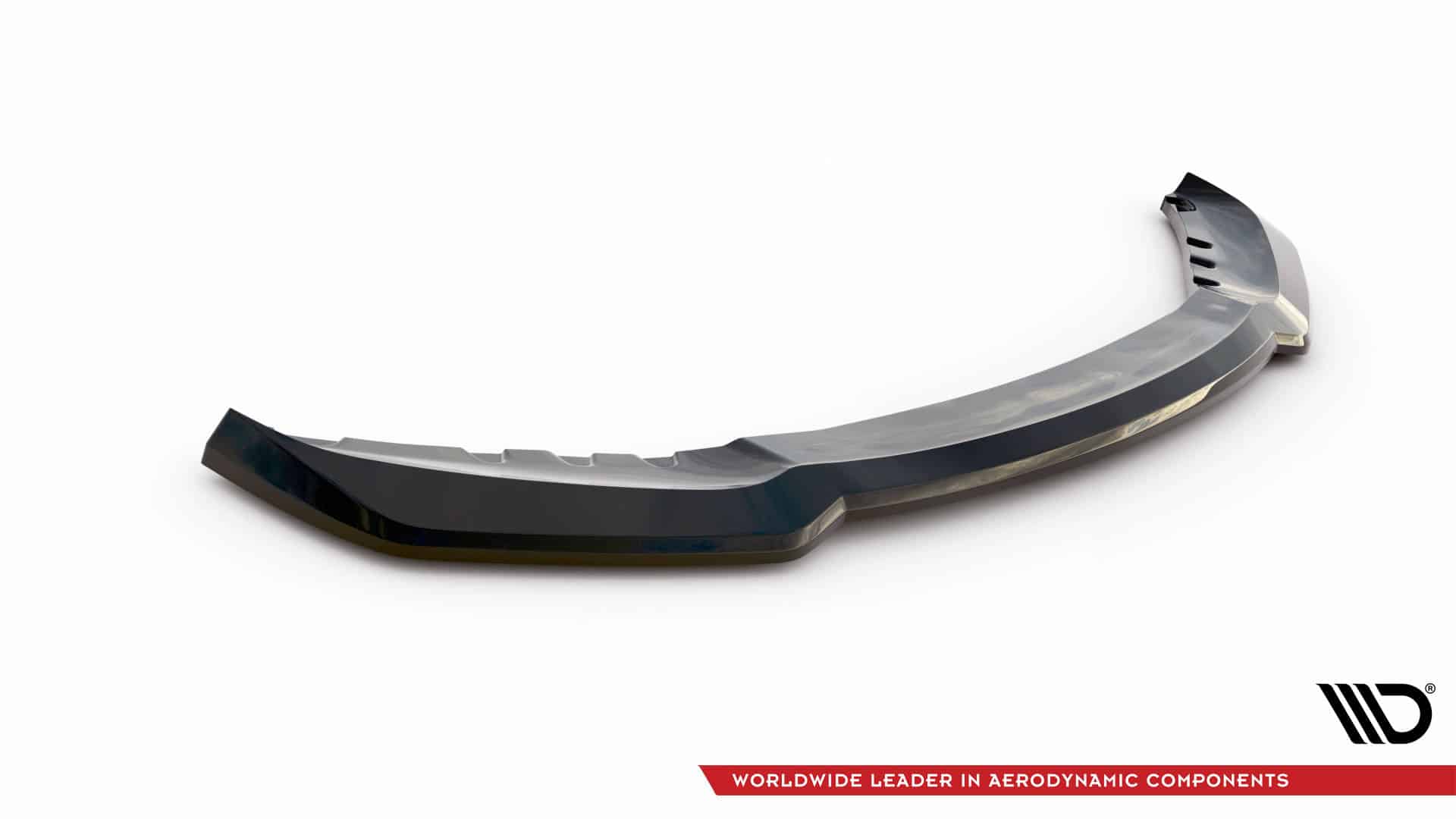 MAXTON DESIGN - Spoiler pod predný nárazník V.1 vhodné pre BMW 4 GRAN COUPE F36, Čierny lesk – Obrázok 5