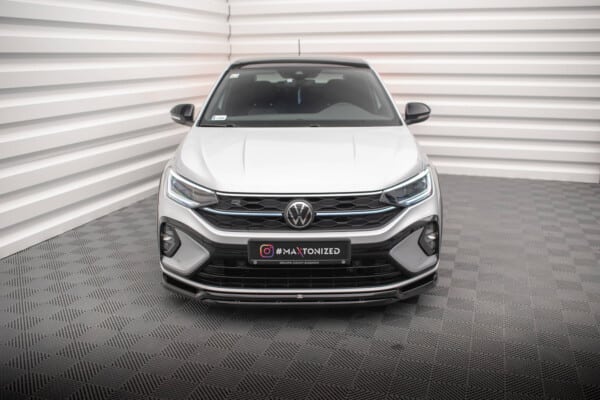 MAXTON DESIGN - Spoiler pod predný nárazníkVOLKSWAGEN TAIGO R-LINE MK1, Čierny lesk – Obrázok 2