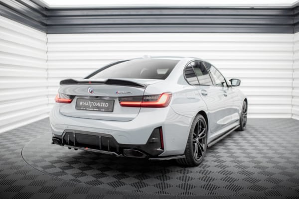 MAXTON DESIGN - Bočné difúzory zadného nárazníka vhodné pre BMW M340I G20 / G21 FACELIFT, Čierny lesk – Obrázok 2