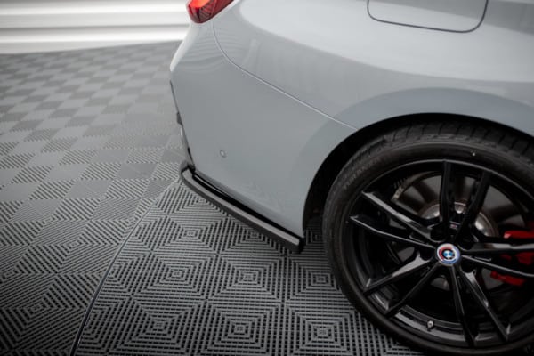 MAXTON DESIGN - Bočné difúzory zadného nárazníka vhodné pre BMW M340I G20 / G21 FACELIFT, Čierny lesk – Obrázok 4
