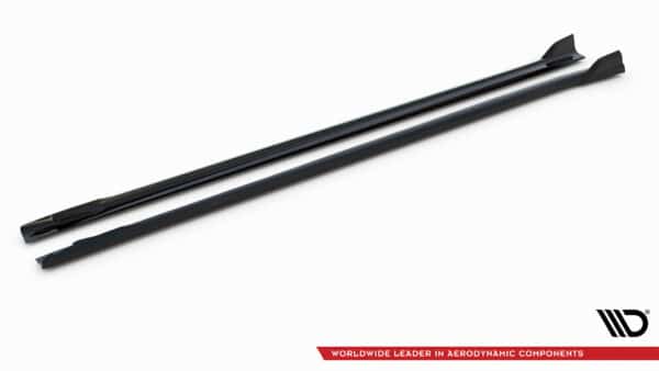 MAXTON DESIGN - Lišty pod bočné prahy vhodné pre BMW X3 M-PACK G01 FACELIFT, Čierny lesk – Obrázok 5
