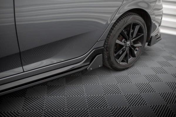 MAXTON DESIGN - Lišty pod bočné prahy HONDA CIVIC SPORT MK 10 , Čierny lesk – Obrázok 3