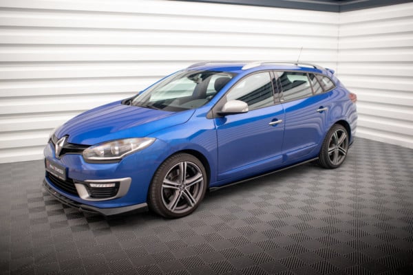 MAXTON DESIGN - Lišty pod bočné prahy RENAULT MEGANE GT LINE GRANDTOUR MK3 FACELIFT, Čierny lesk – Obrázok 4