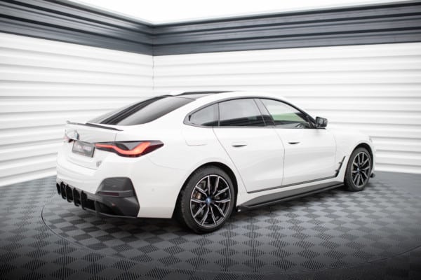 MAXTON DESIGN - Lišty pod bočné prahy V.1 vhodné pre BMW I4 M-PACK G26, Čierny lesk – Obrázok 3