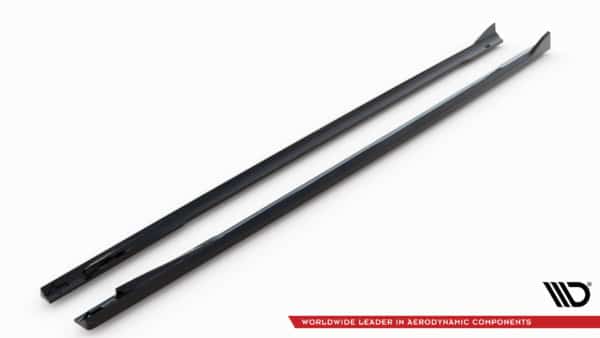 MAXTON DESIGN - Lišty pod bočné prahy V.1 vhodné pre BMW I4 M-PACK G26, Čierny lesk – Obrázok 5