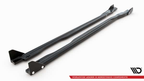 MAXTON DESIGN - Lišty pod bočné prahy V.1 HONDA CIVIC TYPE-R MK 11, Čierny lesk – Obrázok 6