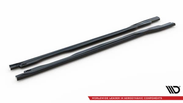 MAXTON DESIGN - Lišty pod bočné prahy V.1 HONDA CIVIC TYPE-R MK 11, Čierny lesk – Obrázok 5