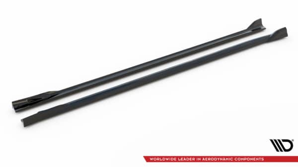 MAXTON DESIGN - Lišty pod bočné prahy V.2 vhodné pre BMW X4 M-PACK G02, Čierny lesk – Obrázok 5
