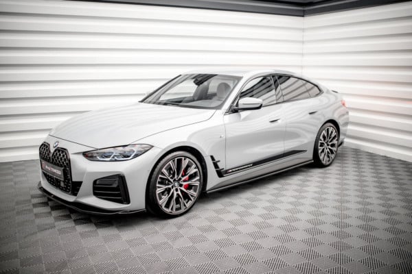 MAXTON DESIGN - Lišty pod bočné prahy V.2 vhodné pre BMW I4 M-PACK G26, Čierny lesk – Obrázok 3