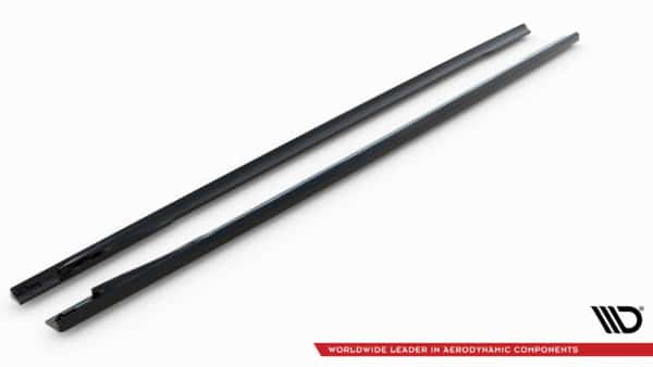 MAXTON DESIGN - Lišty pod bočné prahy V.2 vhodné pre BMW I4 M-PACK G26, Čierny lesk – Obrázok 4