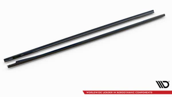 MAXTON DESIGN - Lišty pod bočné prahy V.2 vhodné pre BMW I4 M-PACK G26, Čierny lesk – Obrázok 5