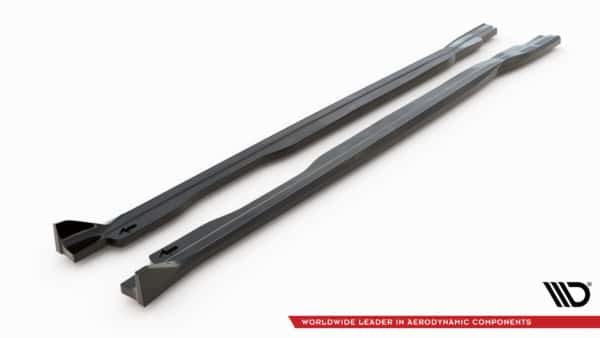 MAXTON DESIGN - Lišty pod bočné prahy V.2 HONDA CIVIC TYPE-R MK 11, Čierny lesk – Obrázok 6