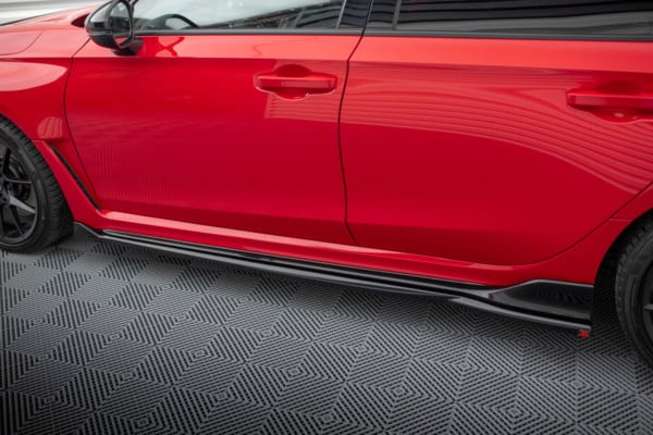MAXTON DESIGN - Lišty pod bočné prahy V.2 HONDA CIVIC TYPE-R MK 11, Čierny lesk – Obrázok 3