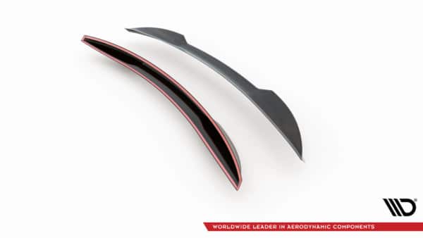MAXTON DESIGN - Predĺženie spoilera 3D AUDI A8 / A8 S-LINE / S8 D5, Čierny lesk – Obrázok 5
