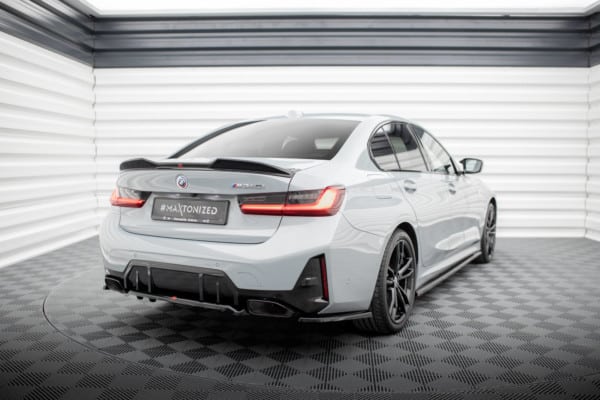 MAXTON DESIGN - Predĺženie spoilera 3D vhodné pre BMW 3 M340I / M-PACK SEDAN G20 FACELIFT, Čierny lesk – Obrázok 2