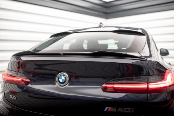 MAXTON DESIGN - Predĺženie spoilera 3D vhodné pre BMW X4 M-PACK G02, Čierny lesk – Obrázok 2