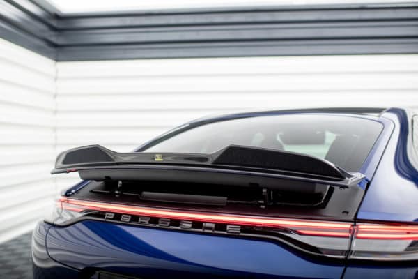 MAXTON DESIGN - Predĺženie spoilera 3D PORSCHE PANAMERA E-HYBRID 971 FACELIFT, Čierny lesk – Obrázok 4