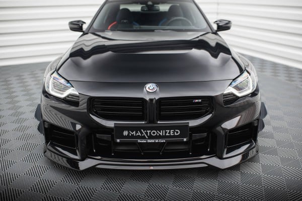 MAXTON DESIGN - Plutvy nárazníka vhodné pre BMW M2 G87, Čierny lesk – Obrázok 2