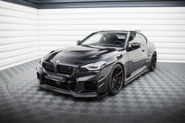 MAXTON DESIGN - Plutvy nárazníka vhodné pre BMW M2 G87, Čierny lesk – Obrázok 5