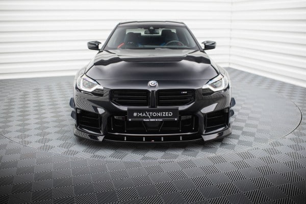 MAXTON DESIGN - Spoiler pod predný nárazník V.3 vhodné pre BMW M2 G87, Čierny lesk – Obrázok 2