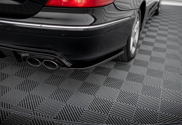 MAXTON DESIGN - Bočné difúzory zadného nárazníka V.2 MERCEDES-BENZ CLK W209, Čierny lesk – Obrázok 4