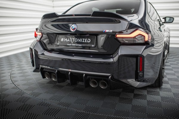 MAXTON DESIGN - Difúzor zadného nárazníka V.1 vhodné pre BMW M2 G87, Čierny lesk – Obrázok 4