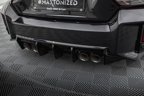 MAXTON DESIGN - Difúzor zadného nárazníka V.1 vhodné pre BMW M2 G87, Čierny lesk – Obrázok 5