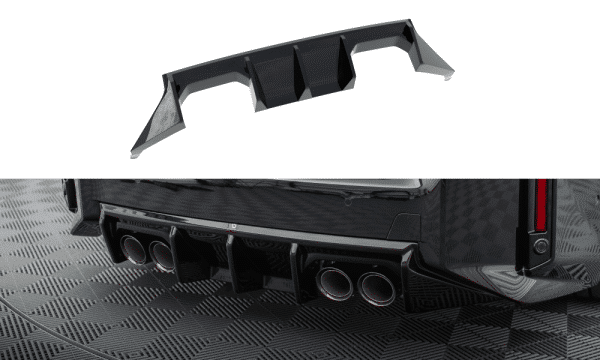 MAXTON DESIGN - Difúzor zadného nárazníka V.1 vhodné pre BMW M2 G87, Čierny lesk