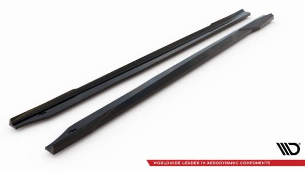 MAXTON DESIGN - Lišty pod bočné prahy V.1 vhodné pre BMW M2 G87, Čierny lesk – Obrázok 6