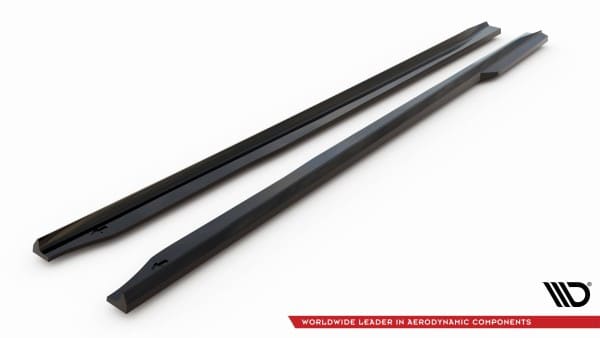 MAXTON DESIGN - Lišty pod bočné prahy V.2 vhodné pre BMW M2 G87, Čierny lesk – Obrázok 6