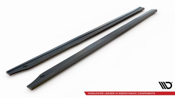 MAXTON DESIGN - Lišty pod bočné prahy V.3 vhodné pre BMW M2 G87, Čierny lesk – Obrázok 6