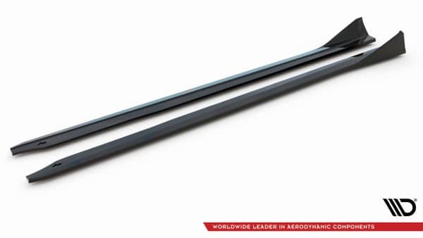 MAXTON DESIGN - Lišty pod bočné prahy V.4 vhodné pre BMW M2 G87, Čierny lesk – Obrázok 5