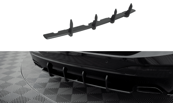 MAXTON DESIGN - STREET PRO Difúzor zadného nárazníka vhodné pre BMW 6 GT M-PACK G32, Čierny lesk