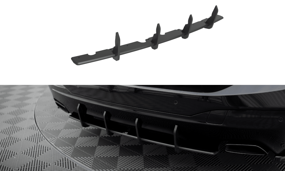 MAXTON DESIGN - STREET PRO Difúzor zadného nárazníka vhodné pre BMW 6 GT M-PACK G32, Čierny lesk