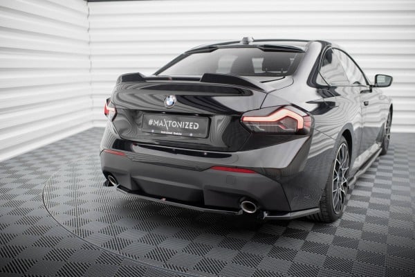 MAXTON DESIGN - Spoiler pod zadný nárazník vhodné pre BMW 2 COUPE G42,Čierny lesk – Obrázok 4