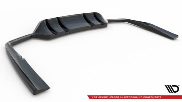 MAXTON DESIGN - Spoiler pod zadný nárazník MERCEDES-AMG C43 COUPE C205 FACELIFT, Čierny lesk (Kópia) – Obrázok 7