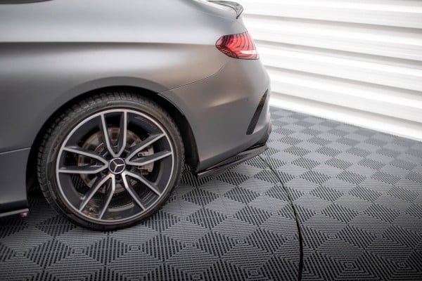 MAXTON DESIGN - Spoiler pod zadný nárazník MERCEDES-AMG C43 COUPE C205 FACELIFT, Čierny lesk (Kópia) – Obrázok 2