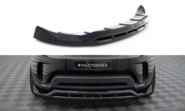 MAXTON DESIGN - Spoiler pod predný nárazník LAND ROVER DISCOVERY HSE MK5, Čierny lesk