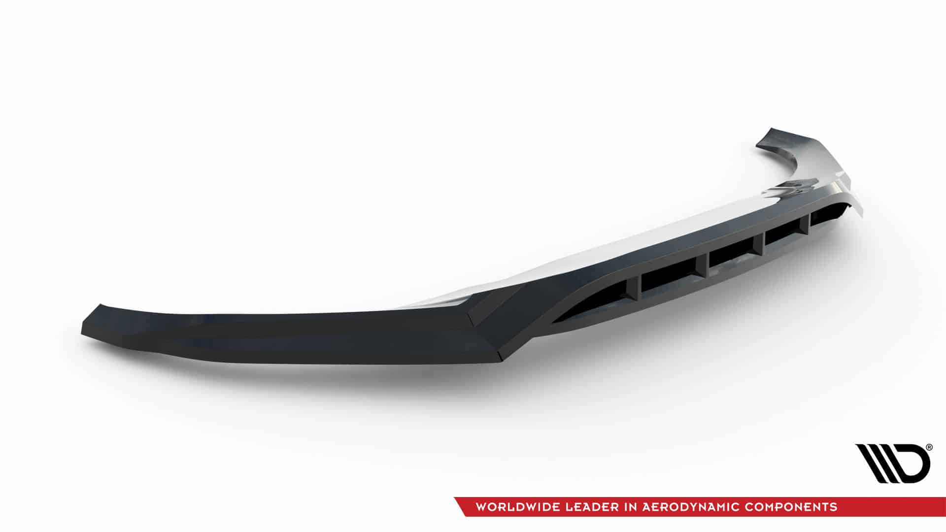 MAXTON DESIGN - Spoiler pod predný nárazník BV.1 vhodné pre BMW X6 M-PACK G06 FACELIFT, Čierny lesk – Obrázok 5