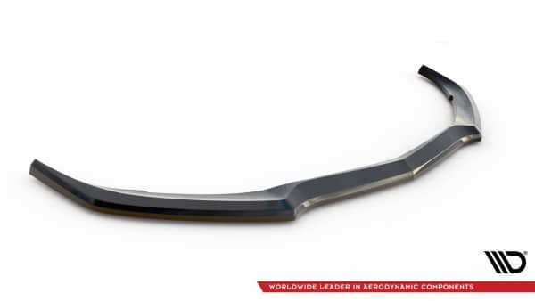MAXTON DESIGN - Spoiler pod predný nárazník  V.1 MERCEDES-AMG C63 SEDAN / COMBI W205 FACELIFT, Čierny lesk – Obrázok 5