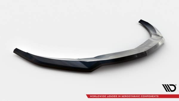 MAXTON DESIGN - Spoiler pod predný nárazník V.1 MERCEDES-BENZ A AMG-LINE W176 FACELIFT ,Čierny lesk – Obrázok 5