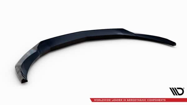 MAXTON DESIGN - Spoiler pod predný nárazník V.1 MERCEDES-BENZ A AMG-LINE W176 FACELIFT ,Čierny lesk – Obrázok 6