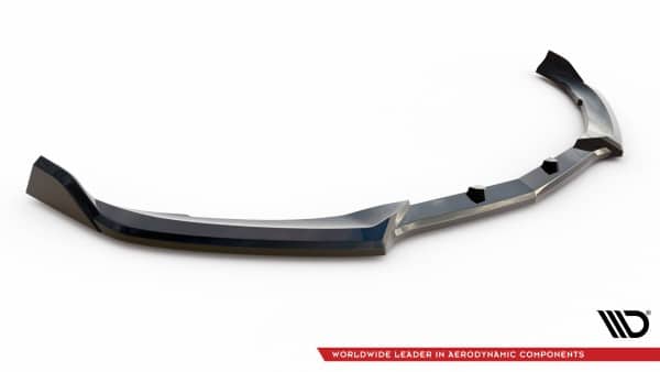 MAXTON DESIGN - Spoiler pod predný nárazník  V.2 MERCEDES-AMG C63 SEDAN / COMBI W205 FACELIFT, Čierny lesk – Obrázok 5