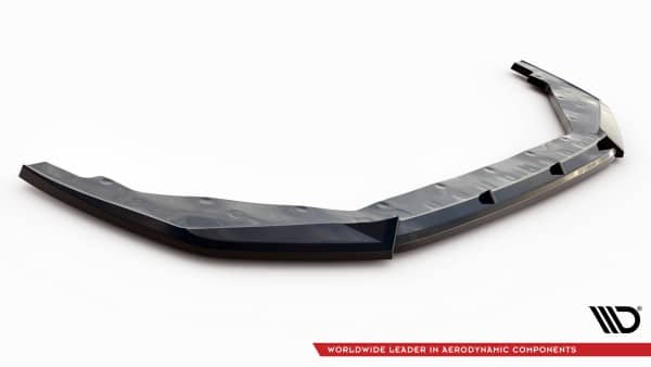 MAXTON DESIGN -Spoiler pod predný nárazník V.2 NISSAN GTR R35 FACELIFT, Čierny lesk – Obrázok 5